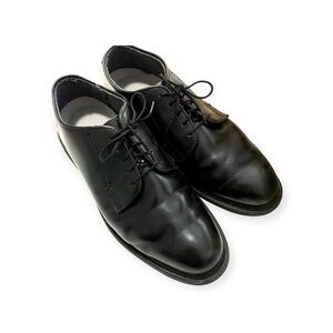 Bates Black Leather Military Uniform ROTC Oxfords Dress Shoes Size 7.5D